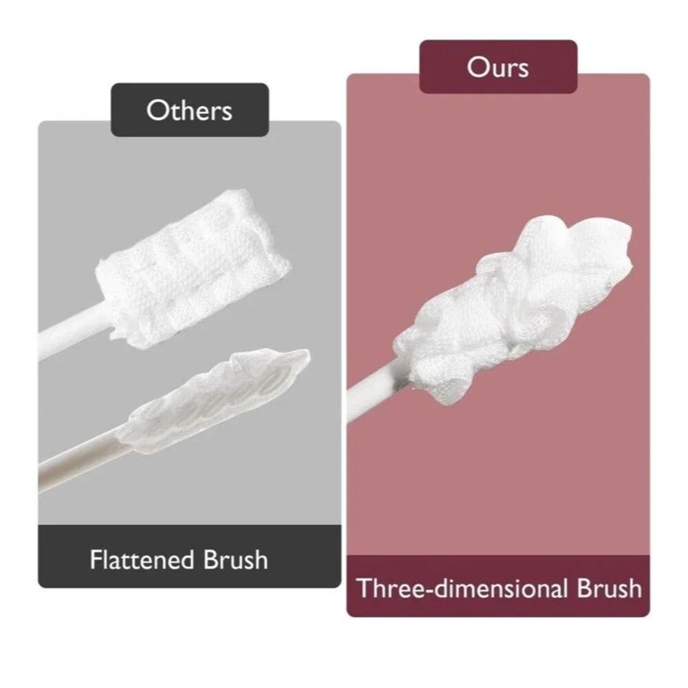 Baby Tongue Cleaner Gauze 40ct Disposable Oral Cleaning Sticks for Newborns